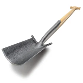 1786 - Gravspade "engelsk form" med trin - 80 cm ask T-stamme