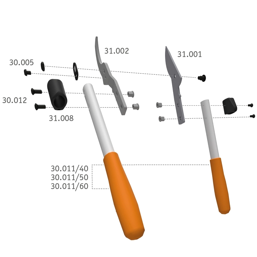 Originale reservedele til Löwe 31 sekatører